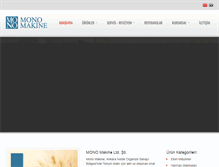 Tablet Screenshot of monomakine.com